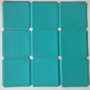 9 Tiffany Blue Cardboard Insert Craft Art Lot